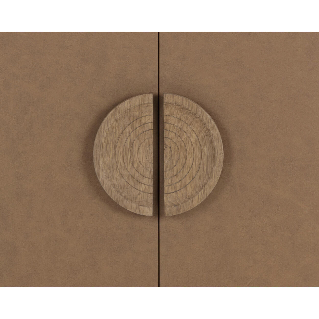 Dresden Cognac / Smoke Grey Bar Cabinet